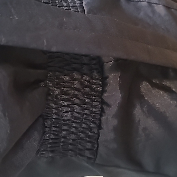 Black satin blouse with embellished tie - Picture 7 of 12